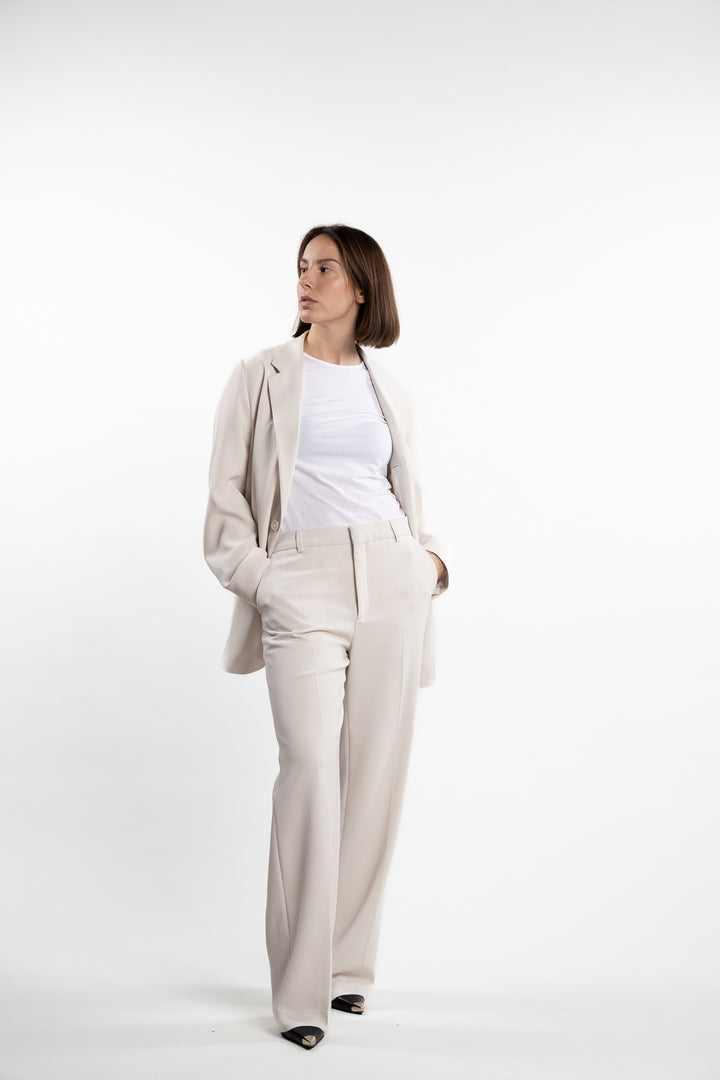 Relaxed Blazer- Ivory