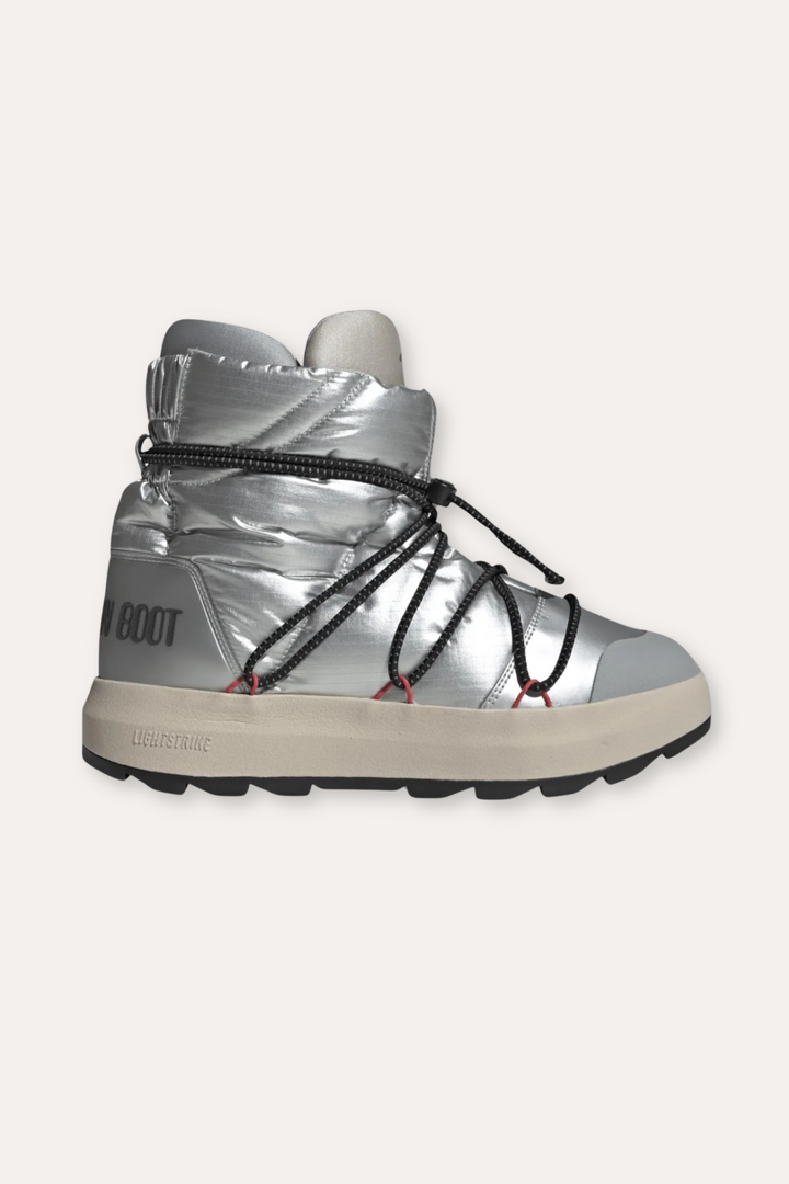 Women's Adidas X Moon Boot Ace JQ7849- Msilve/Cblack/Lucred