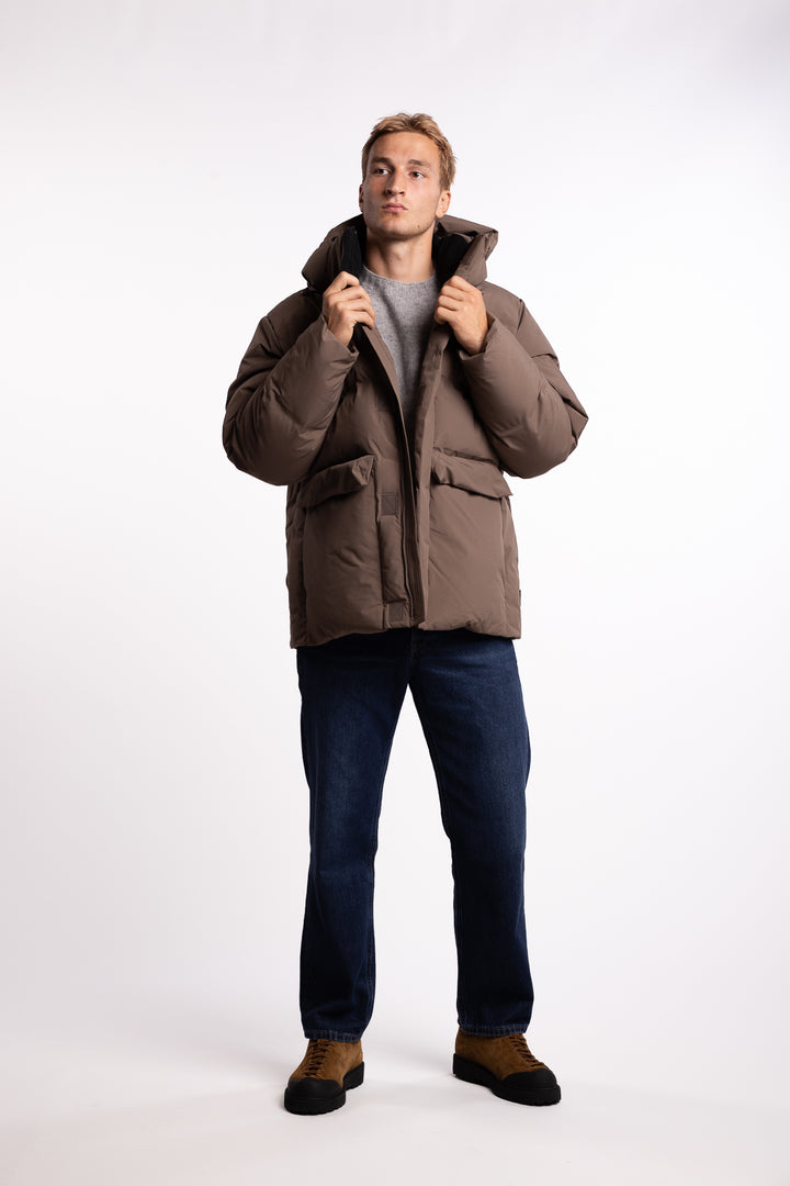Dovre Down Jacket Taupe