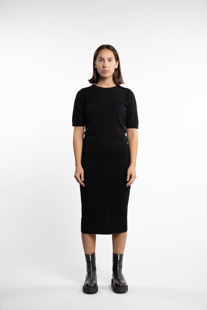 Emmy Merino Top- Black