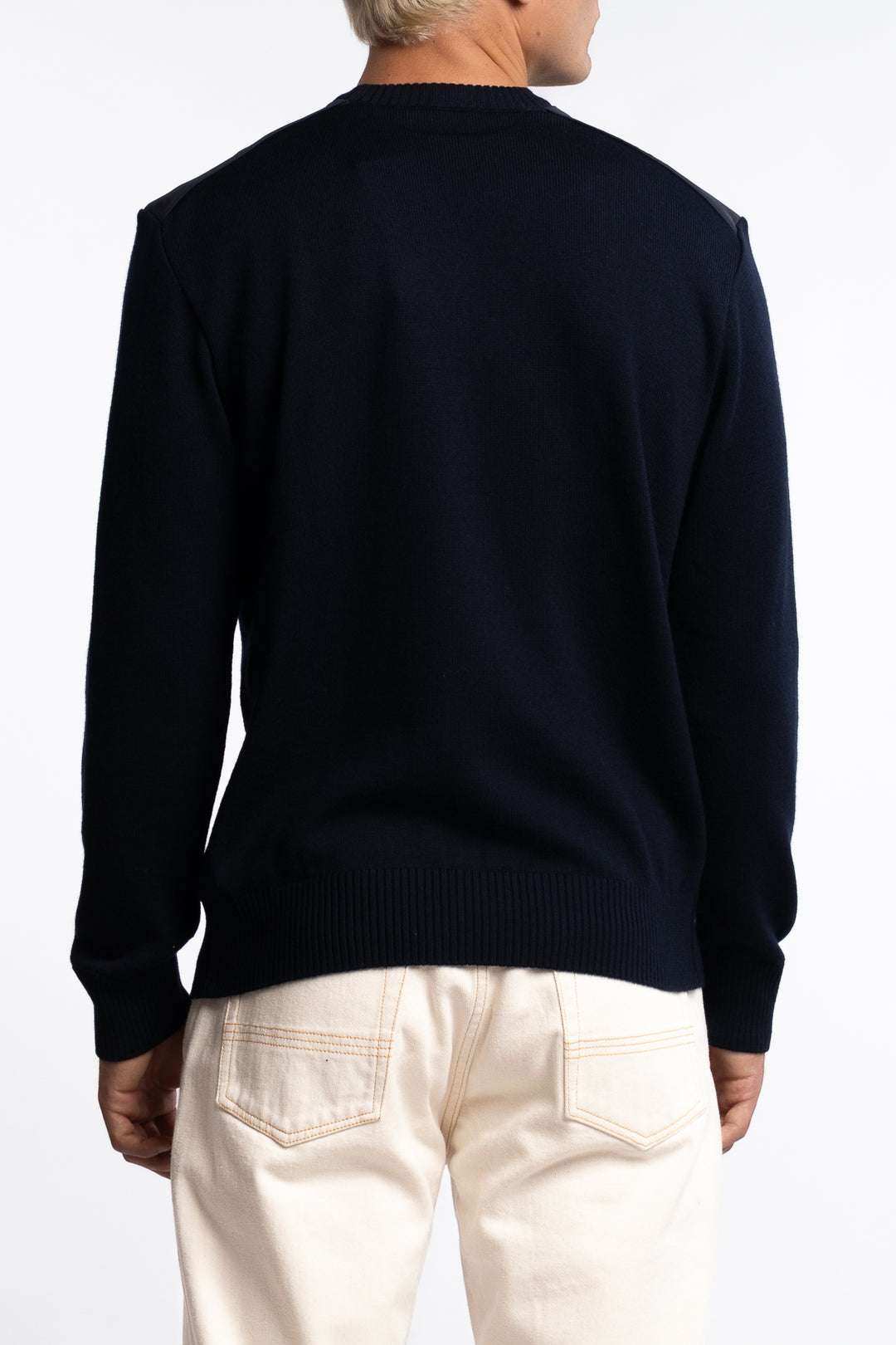 Wool Crew Neck Navy
