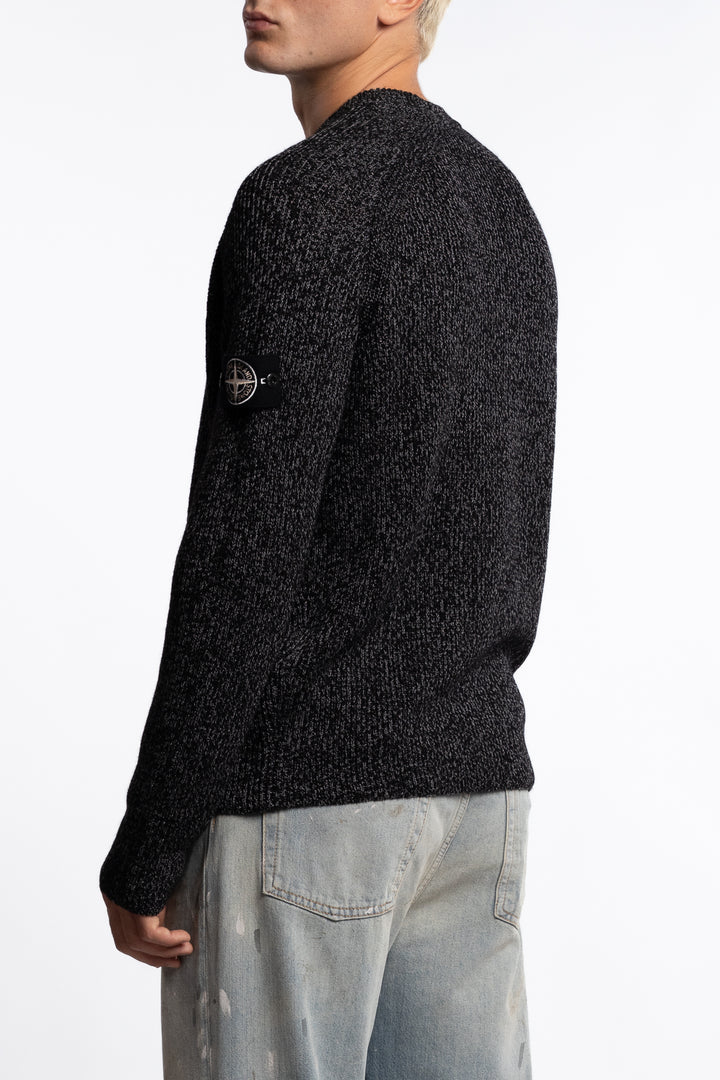 5100026 Knit Reflective Black Melange