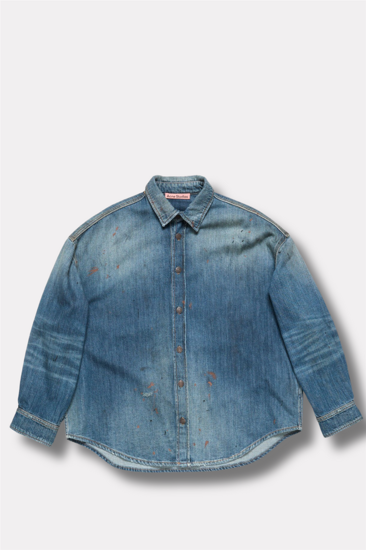 Denim Button-Up Shirt