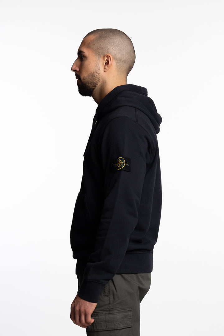 Garment Dyed Hooded Sweatshirt Navy