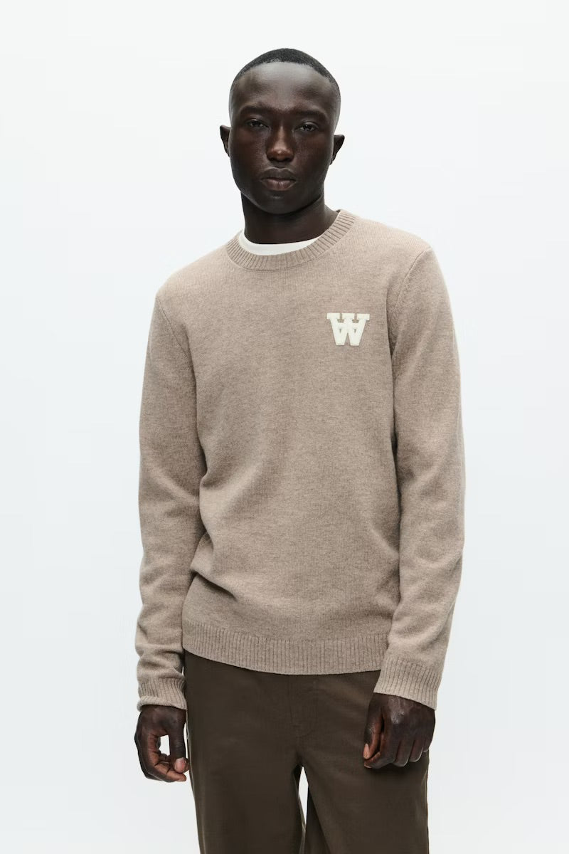 Tay Lambswool Pullover Greige