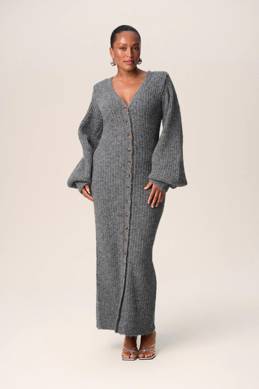 Montana Dress- Grey Melange