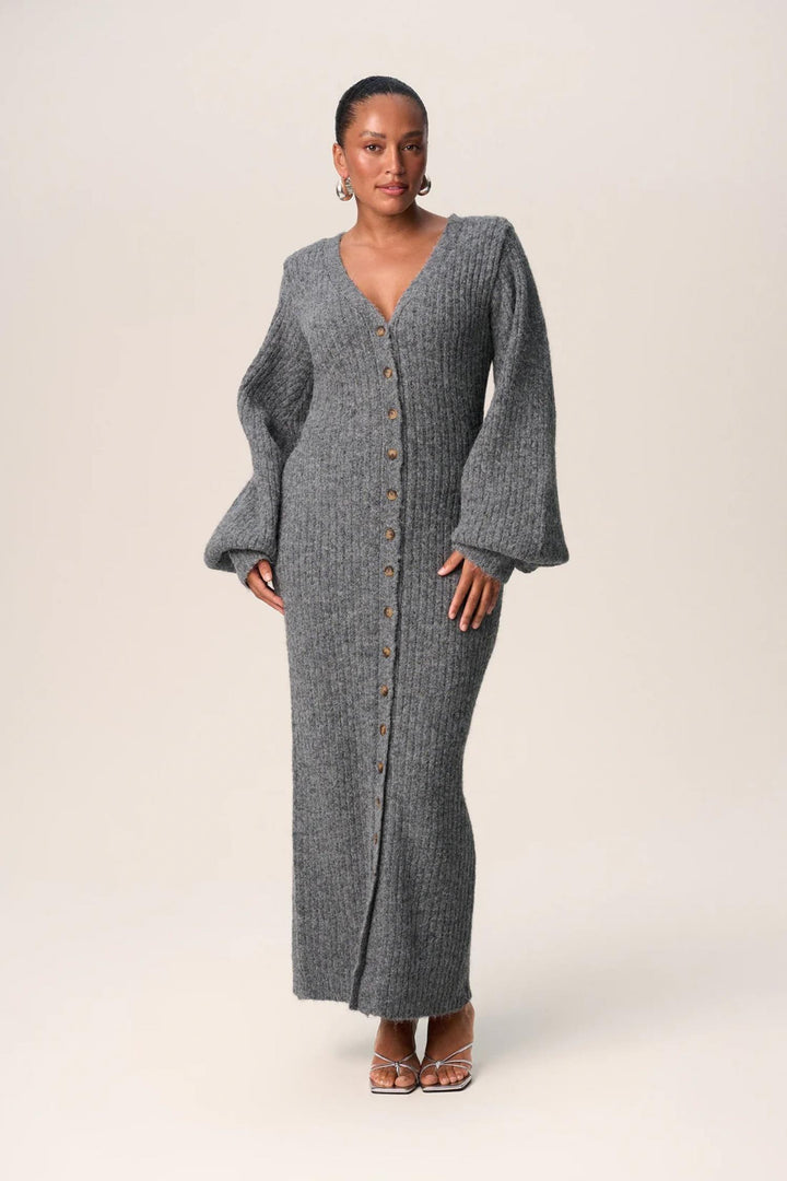 Montana Dress- Grey Melange