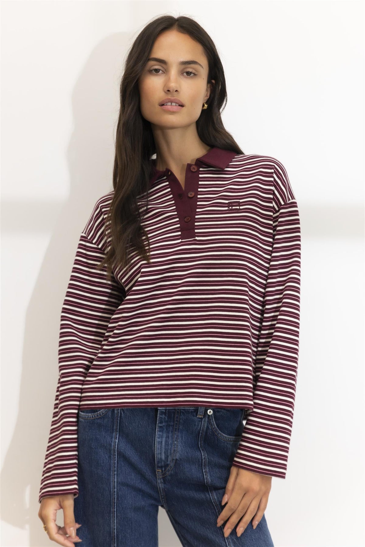 Elmer polo shirt - Deep Plum
