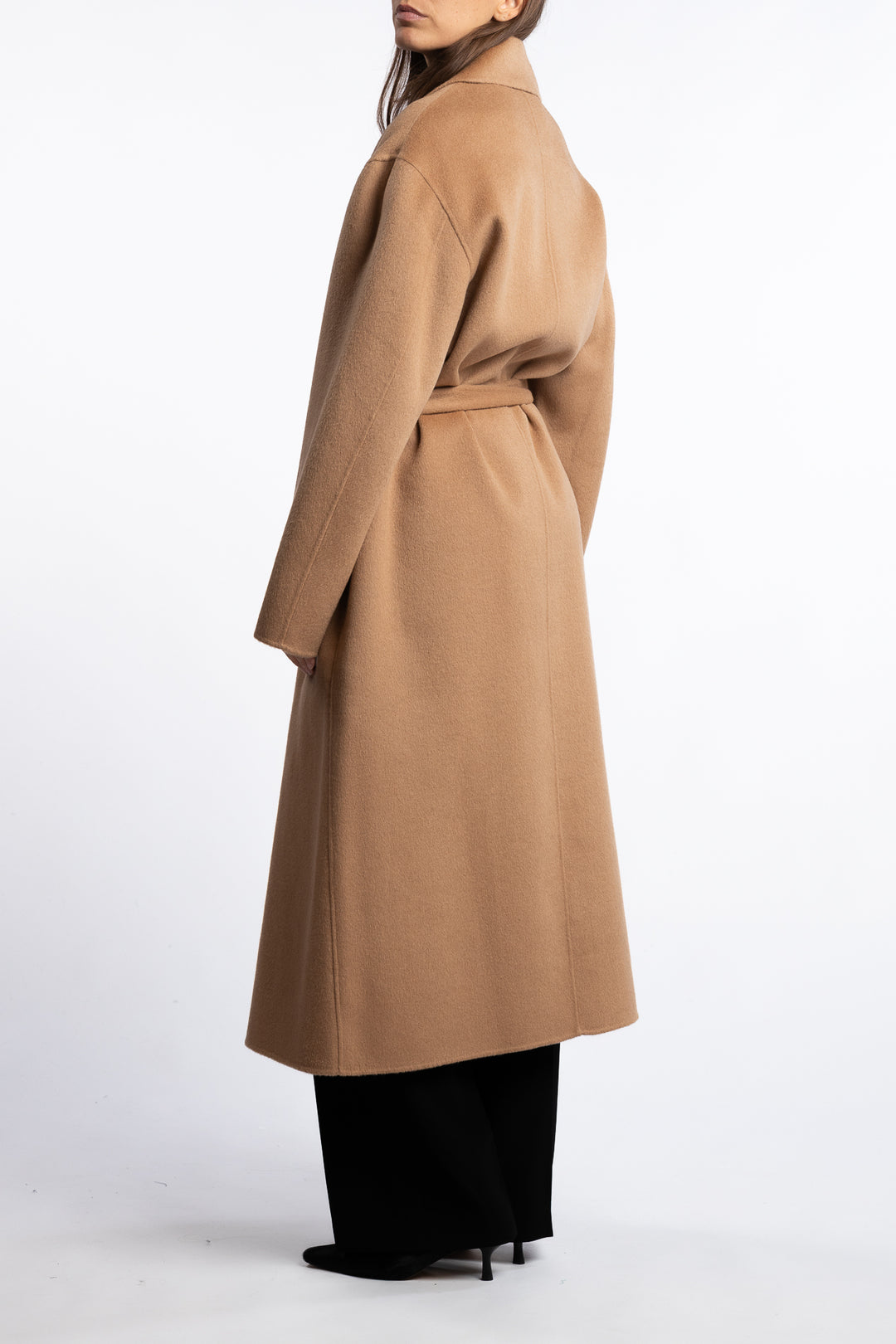Alyssa Doublé Coat- Dark Camel