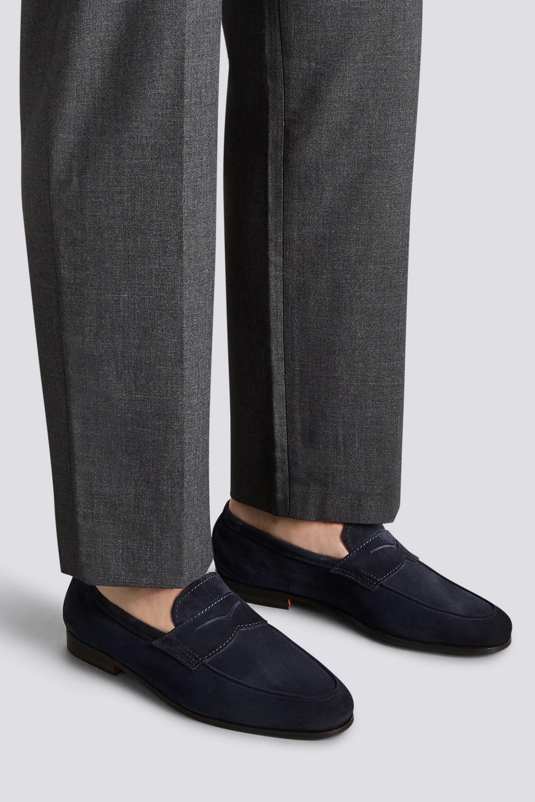 Carlo Loafer Blue Suede