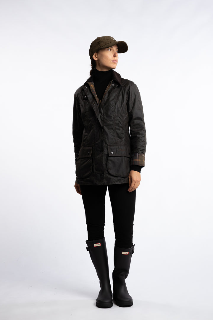 Classic Beadnell Wax Jacket Sage