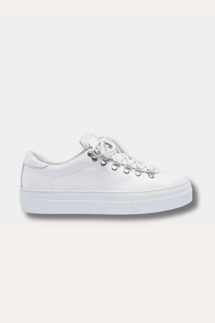W Marostica Low Platform- White Nappa