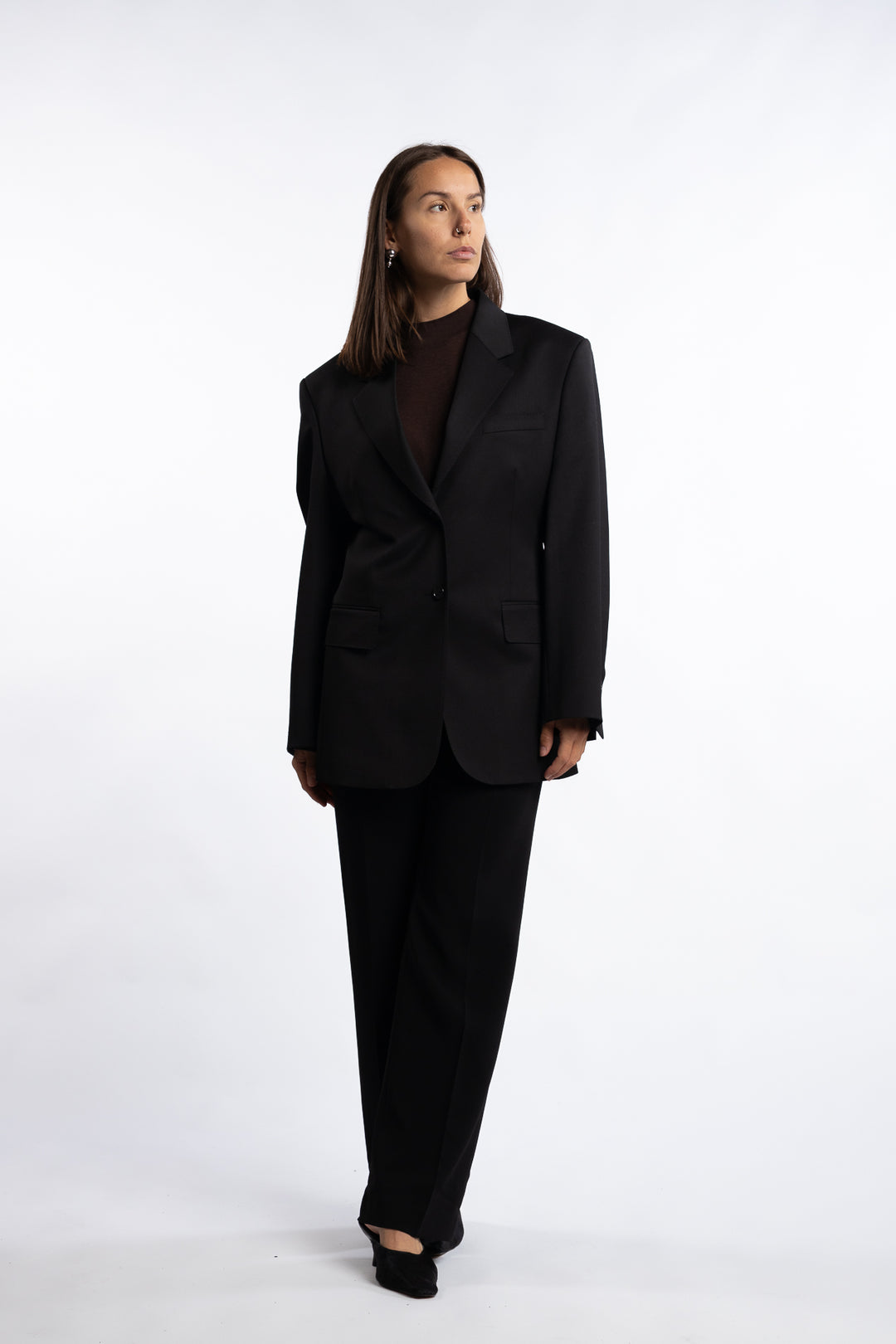 Hourglass Blazer- Black