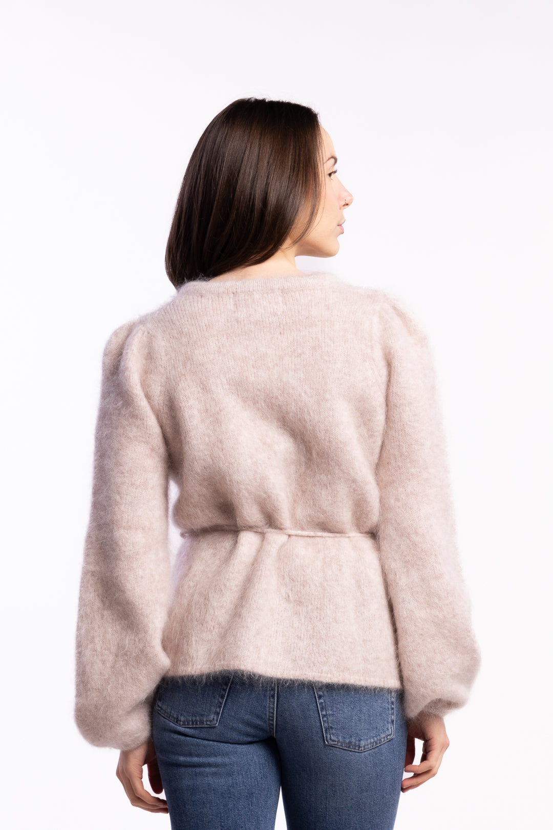 Fredrikke Chunky Cardigan- Hazel beige