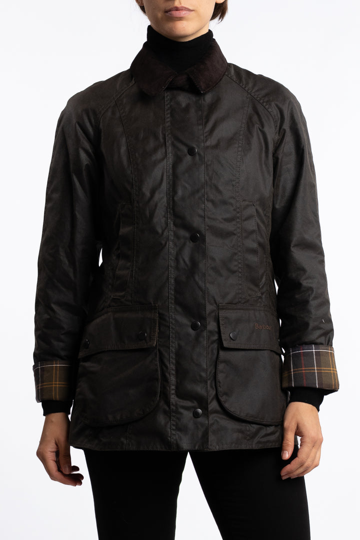 Classic Beadnell Wax Jacket Sage