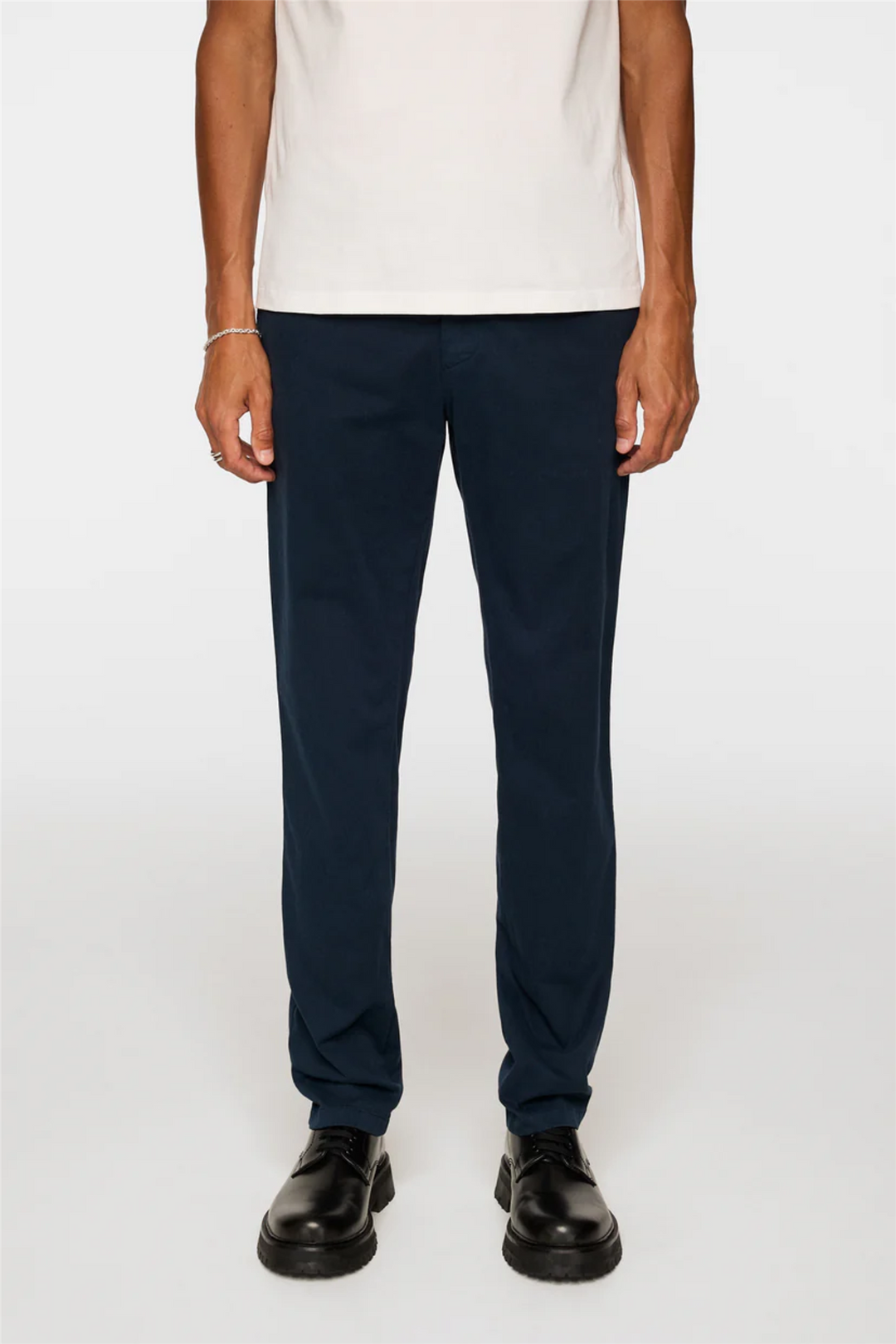 Ched Cotton Stretch Pants JL Navy