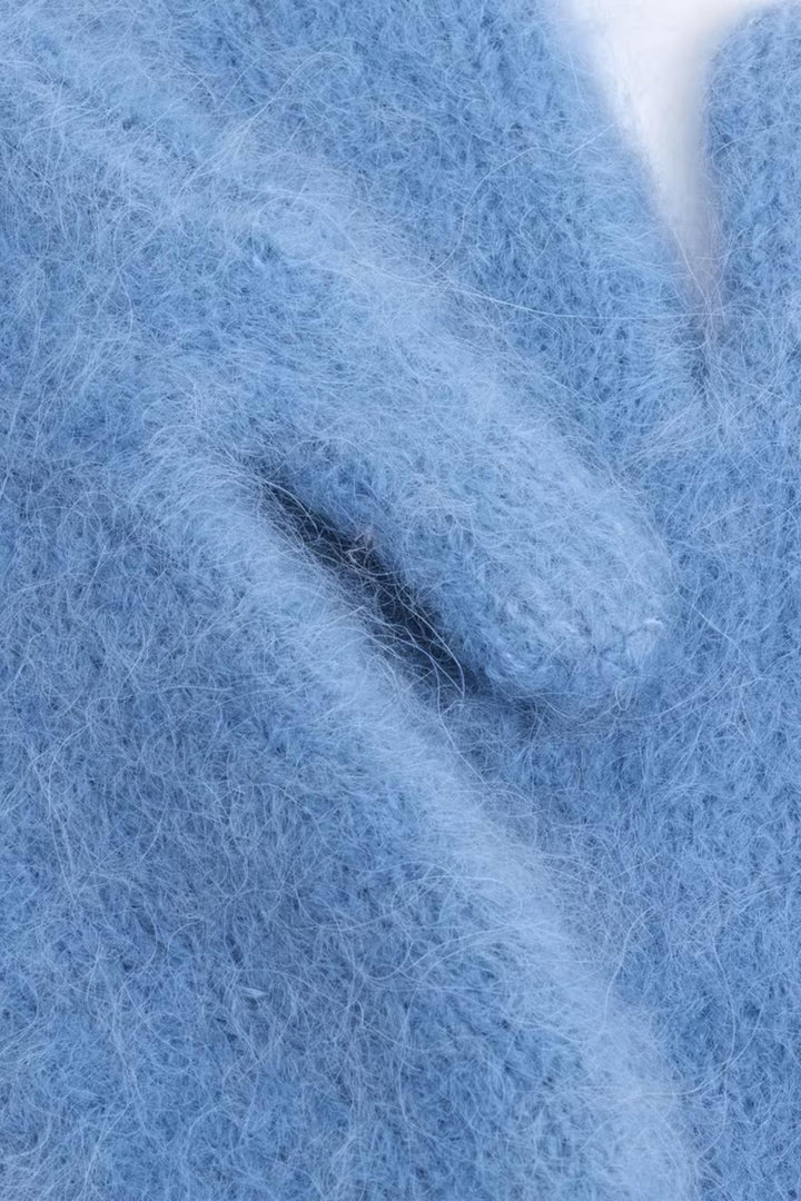 Tine Fluffy Mittens - Lt. Blue