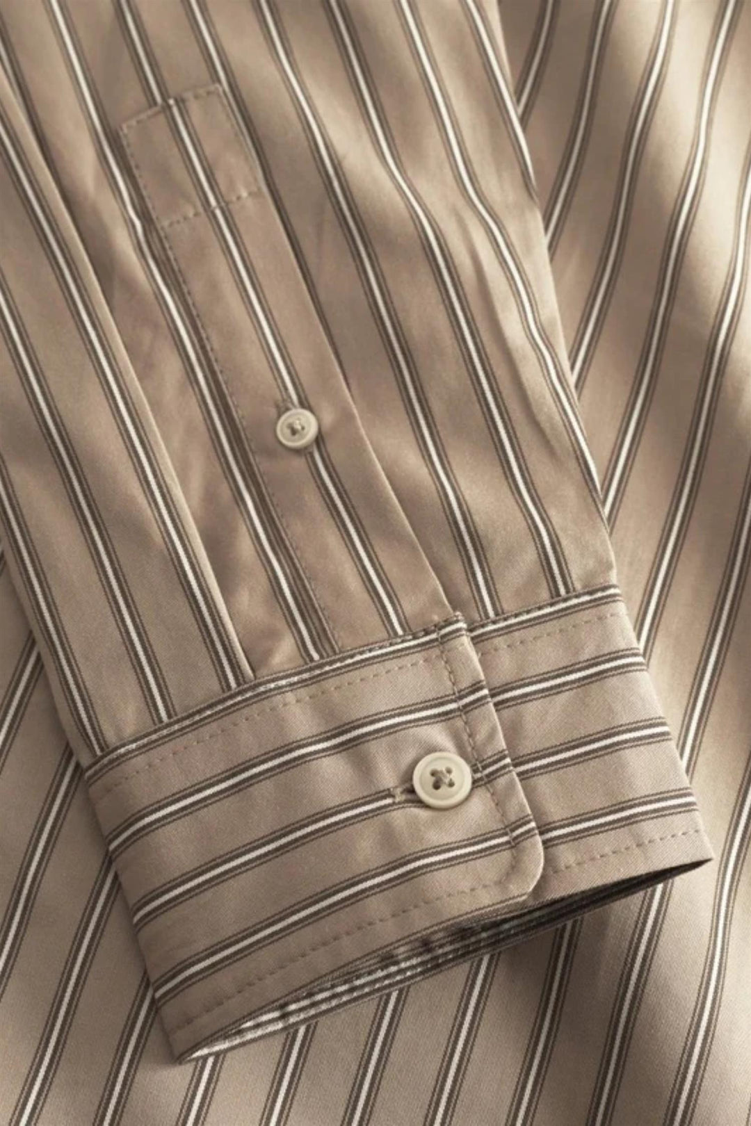 WW Nico Shirt Greige Stripe