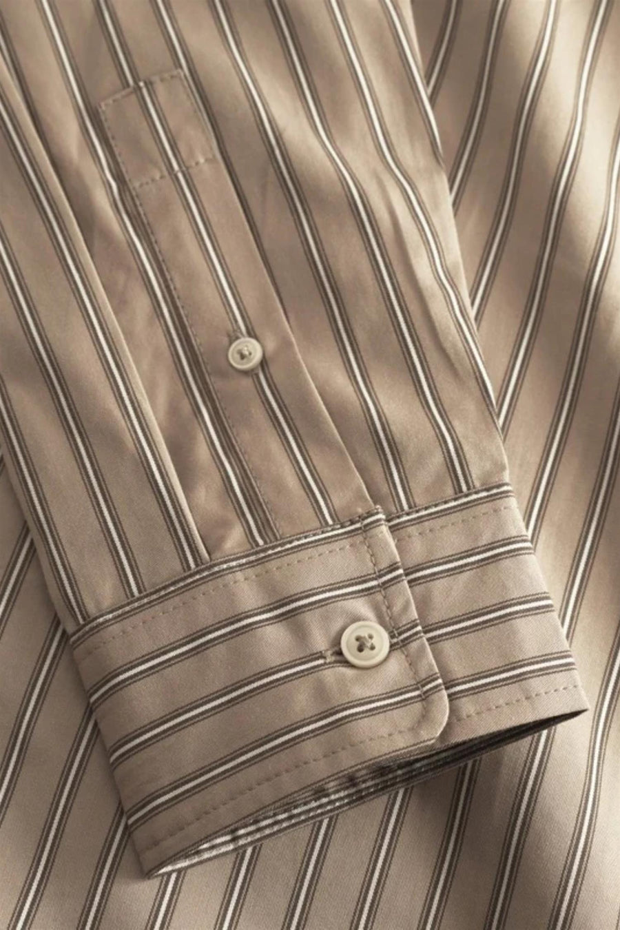 WW Nico Shirt Greige Stripe