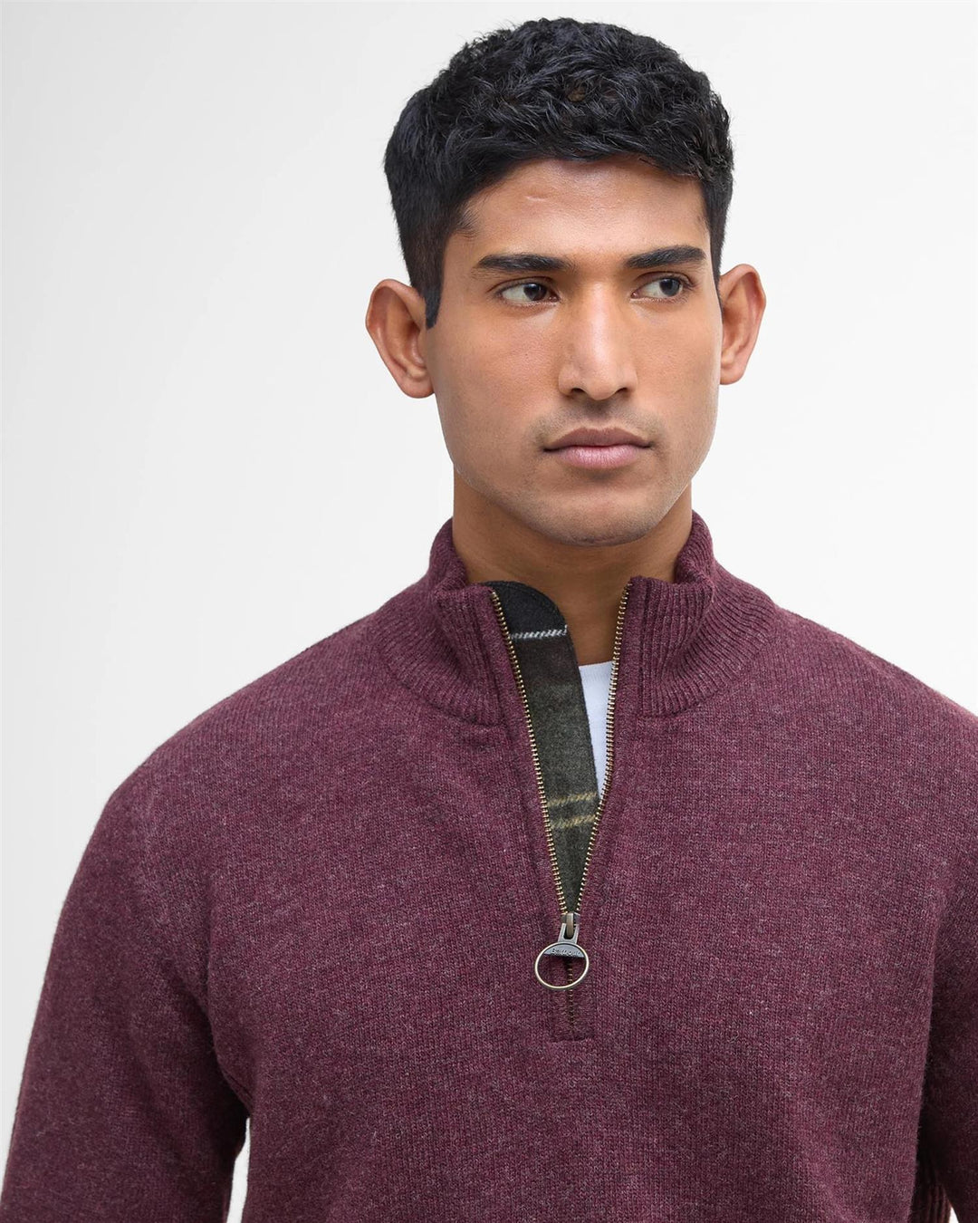 Holden Half Zip Jumper Ruby Marl