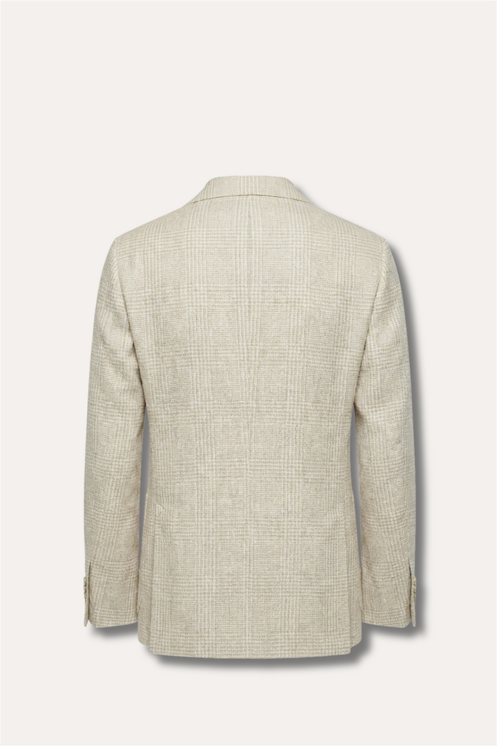 Linen/Silk Blazer Light Beige