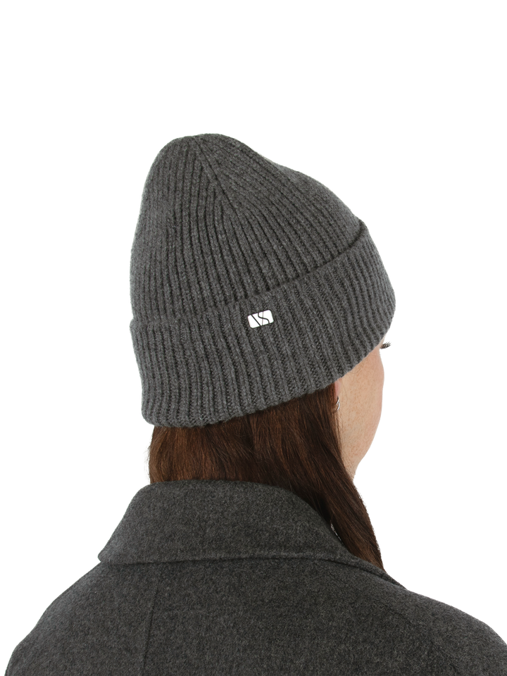 Oslo Beanie | Cashmere Wool Rime Grey