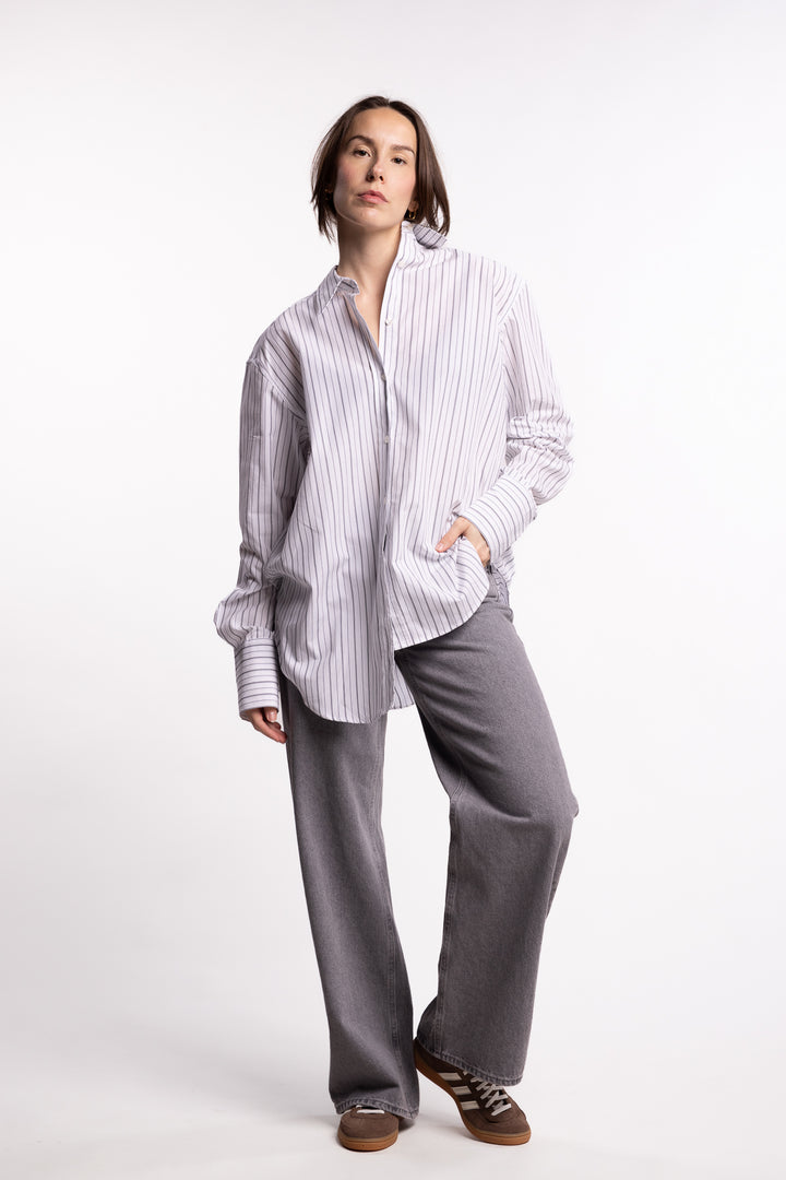 Salovas Shirt 13072 - White Stripe