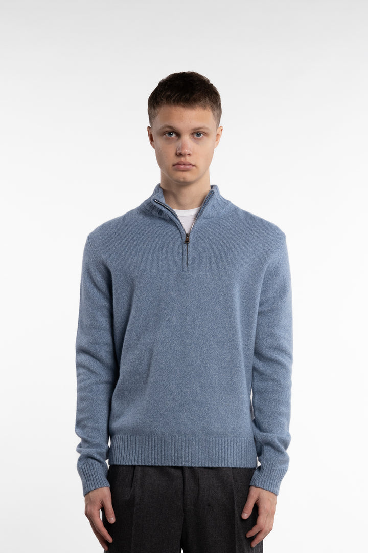 Paul Half-Zip Pond Blue