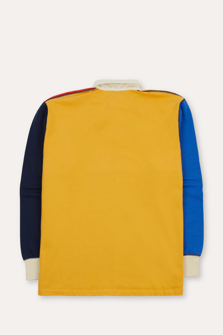 Paneled Rugby Shirt Multi Color