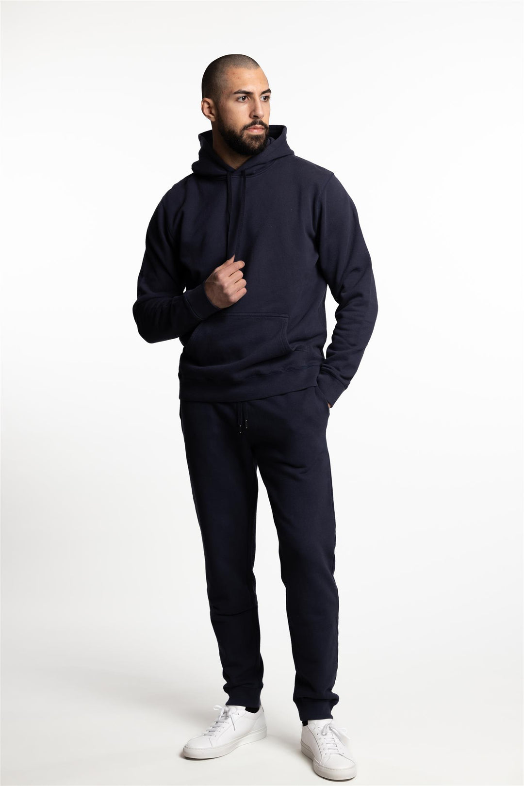 Loopback Overhead Hoody Navy