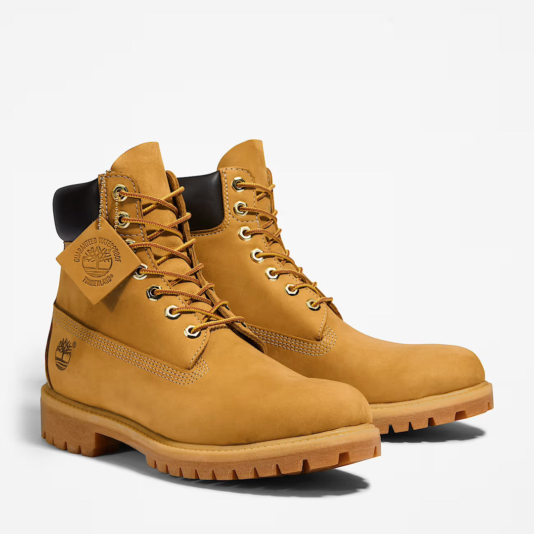 Premium 6 Inch Lace Up Waterproof Boot Wheat