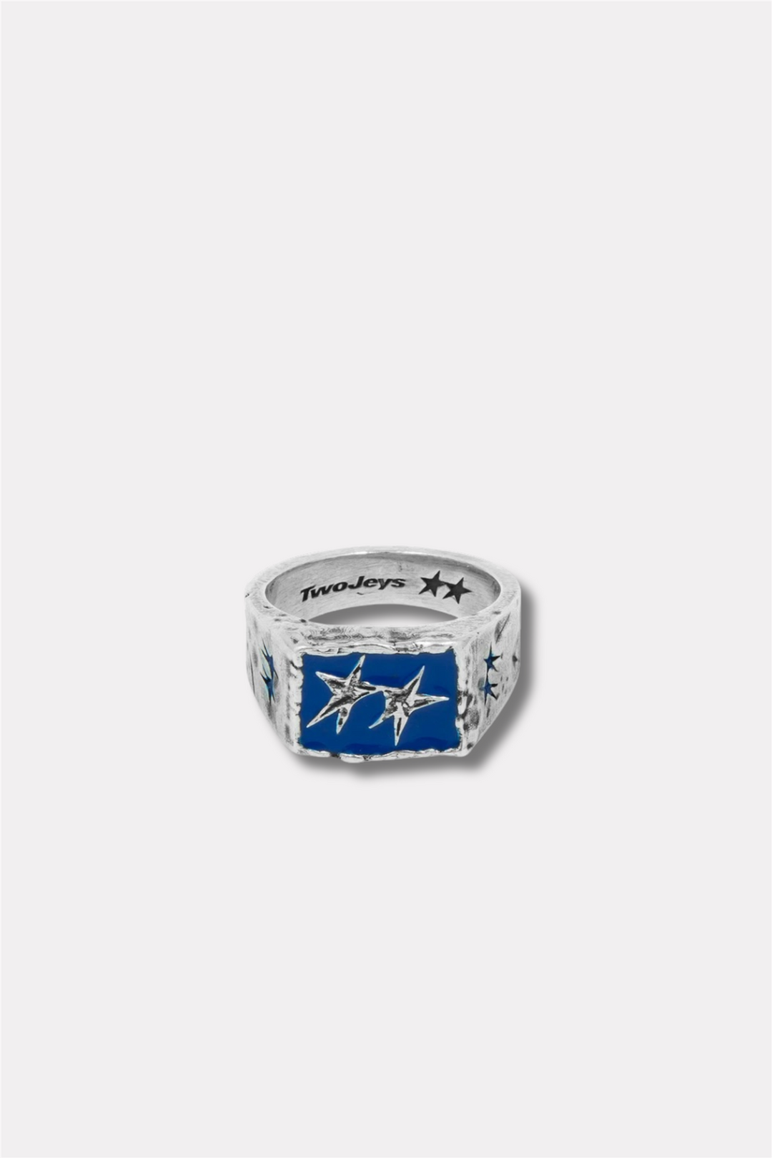 Ignorant Icon Ring Blue