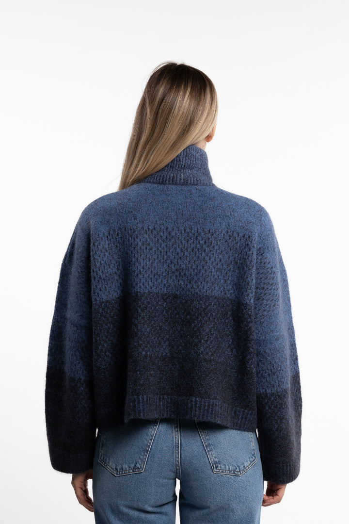 Tine Cardigan- Blue Mix