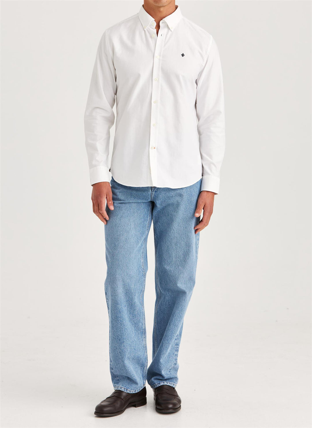 Oxford Slim Fit Button Down Shirt White