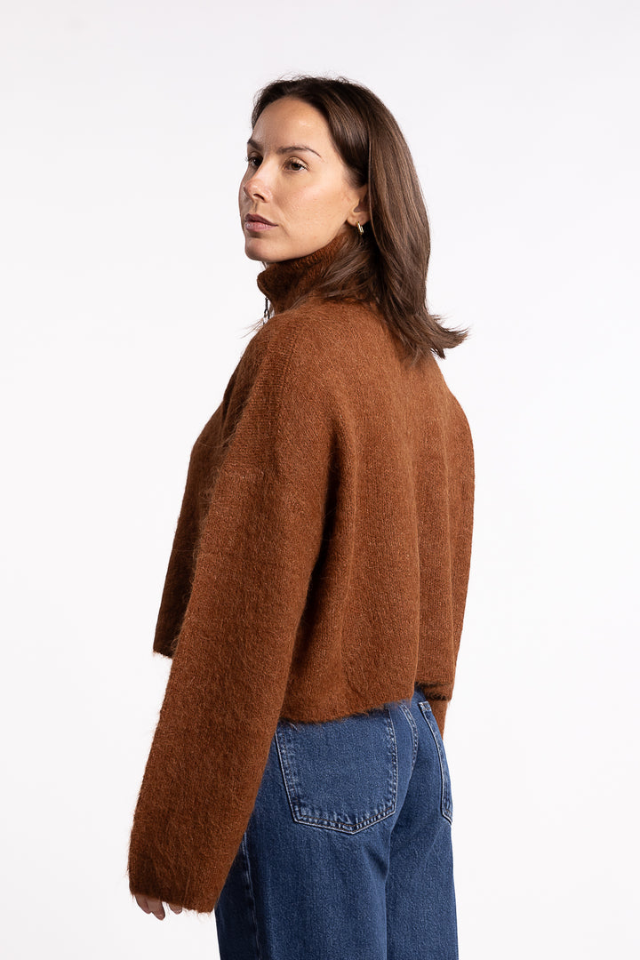 Tine Light Cardigan - Lt. Brown
