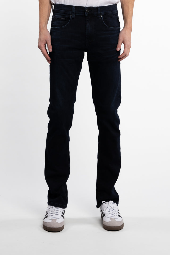 Grover Straight Fit Hyperflex Blue/ Black Denim