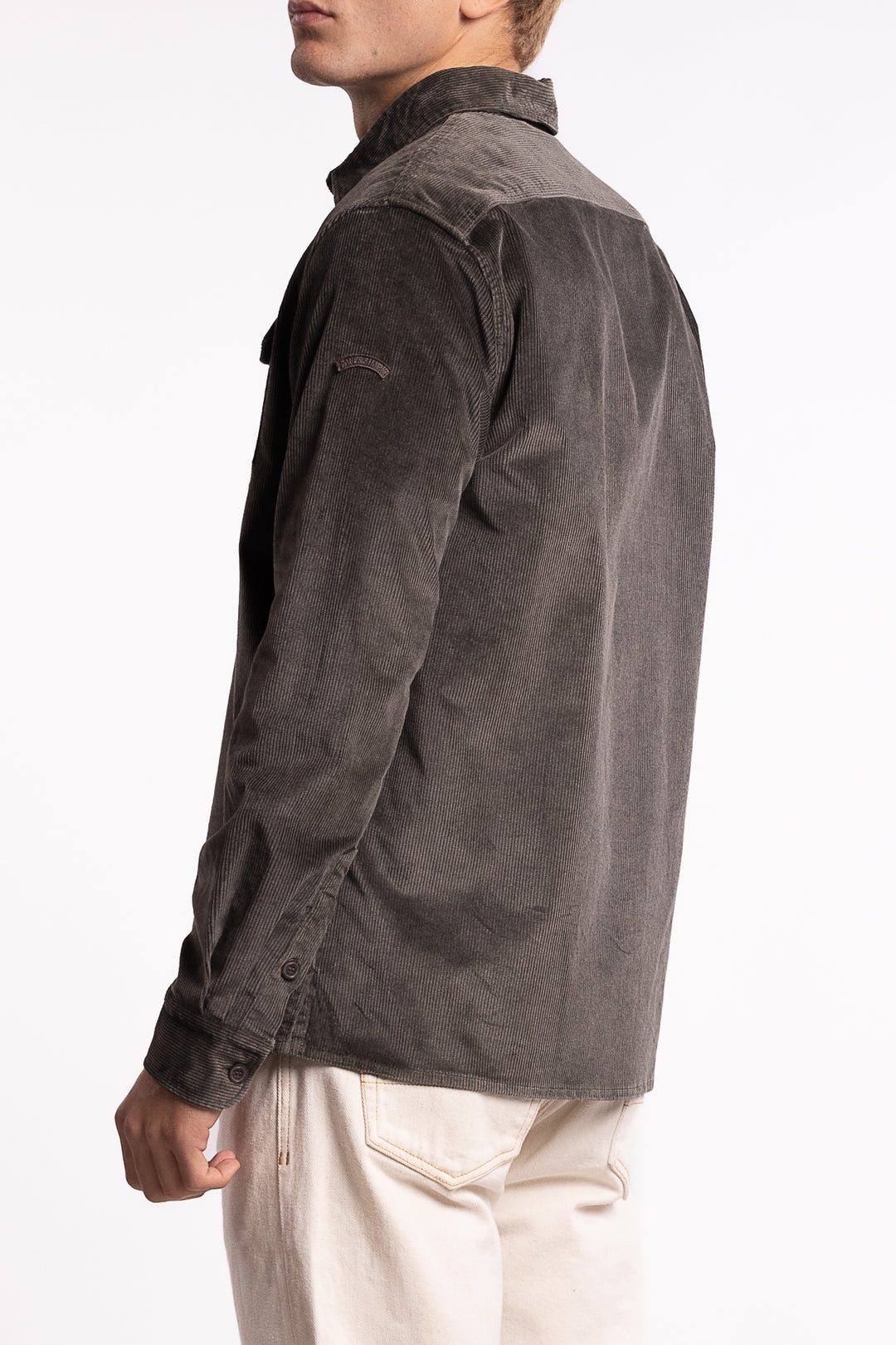 Velvet Overshirt Grey