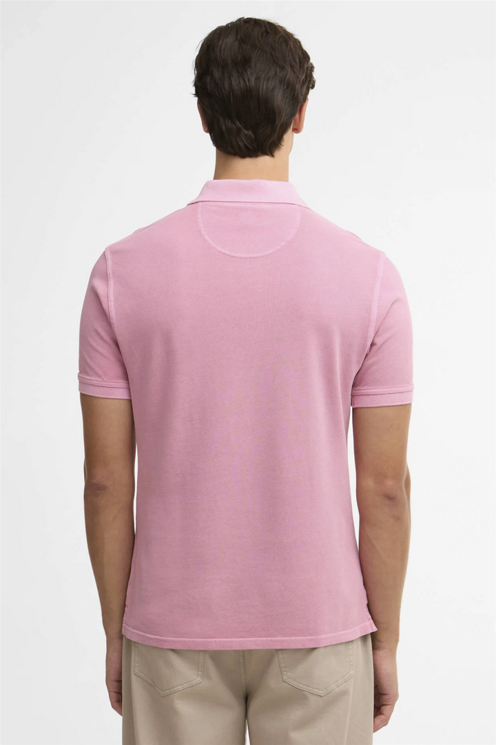 Tartan Polo Washed Pink