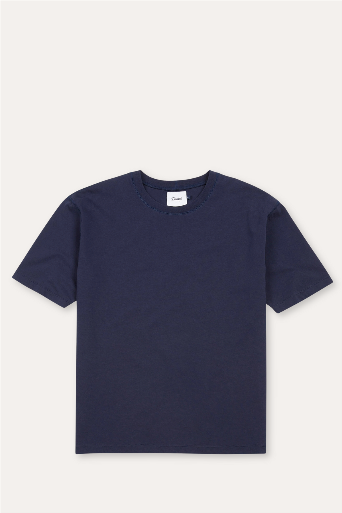 Cotton Crew Neck Hiking T-Shirt Navy