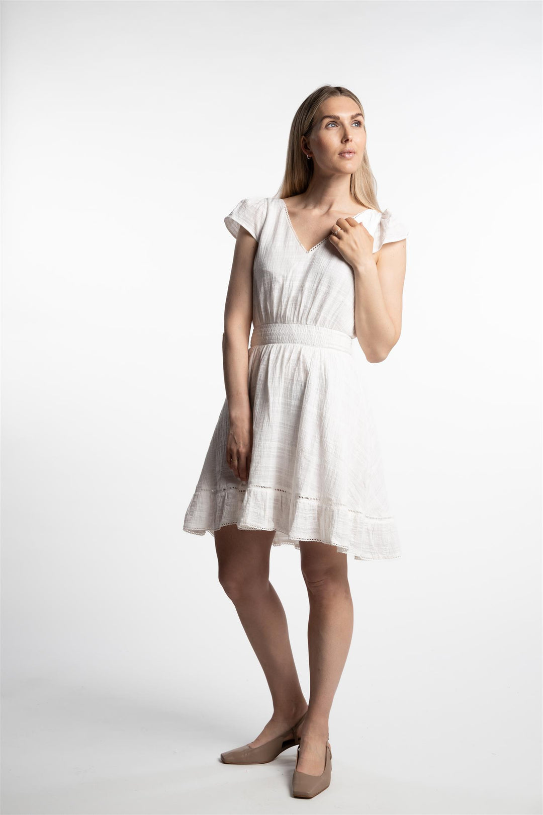 Melia Dress- White