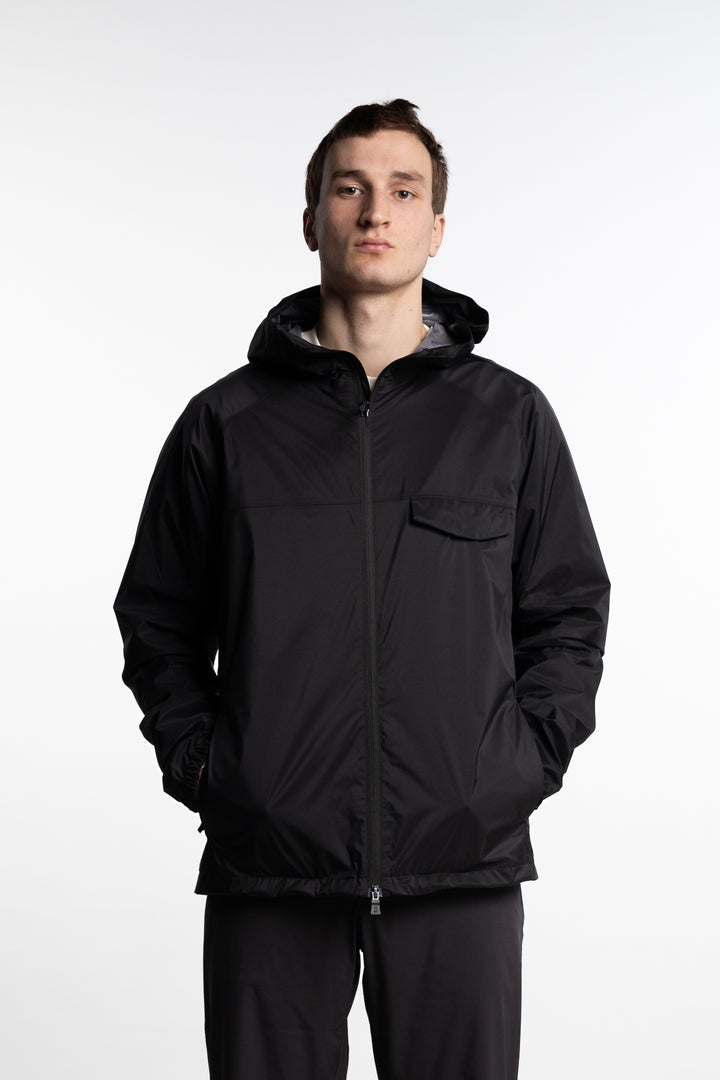 3L Translucent Ripstop Laminar Jacket Black