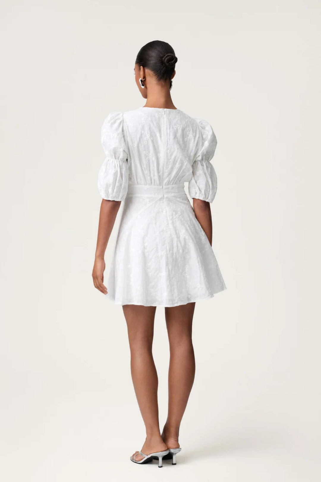 Sicily Dress- White Embroidery