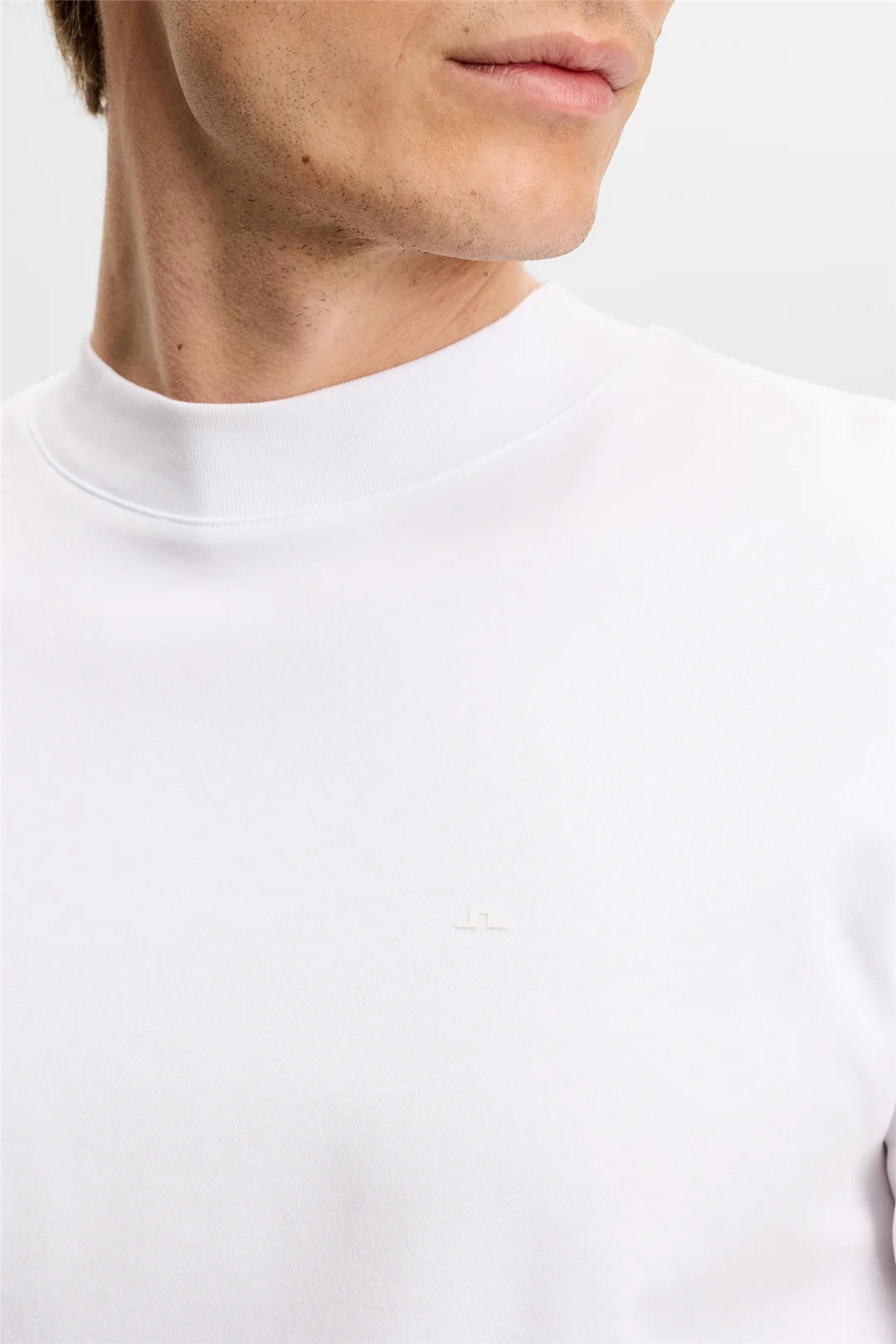 Ace Mock Neck T-shirt White