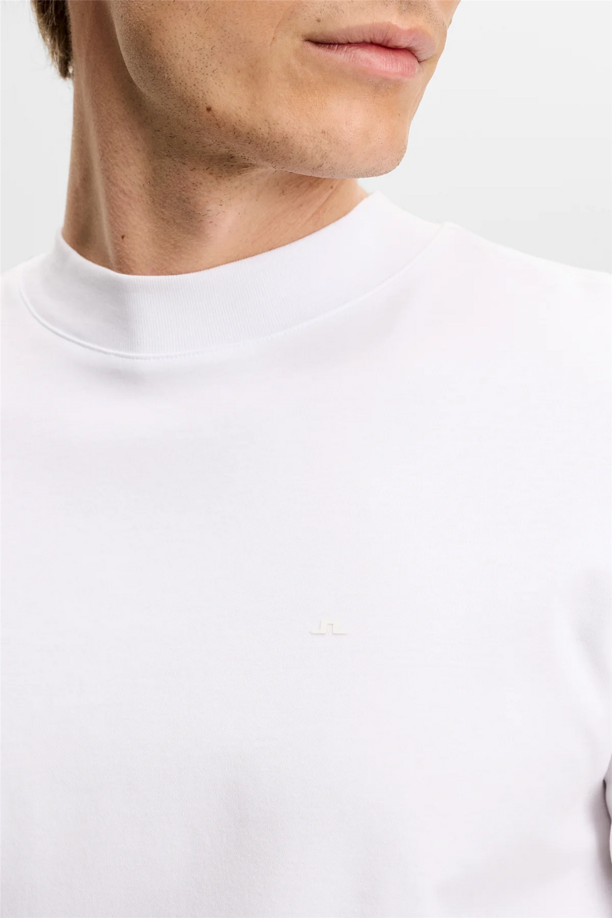 Ace Mock Neck T-shirt White