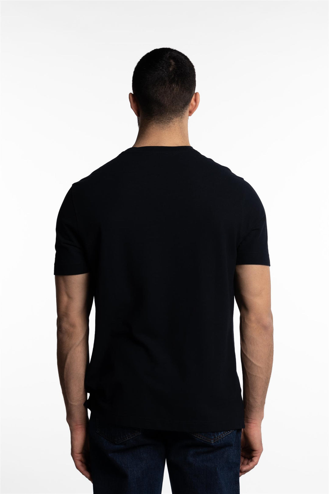 Ice Cotton Short Sleeve T-Shirt Navy