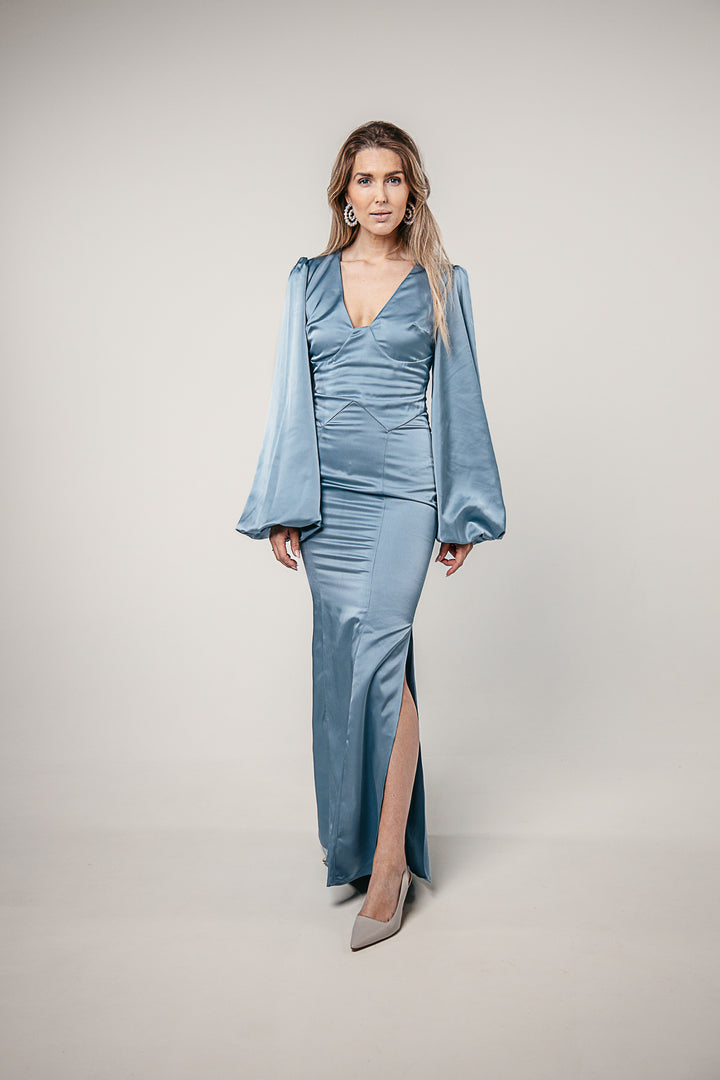 Andora Maxi Dress- Light Blue