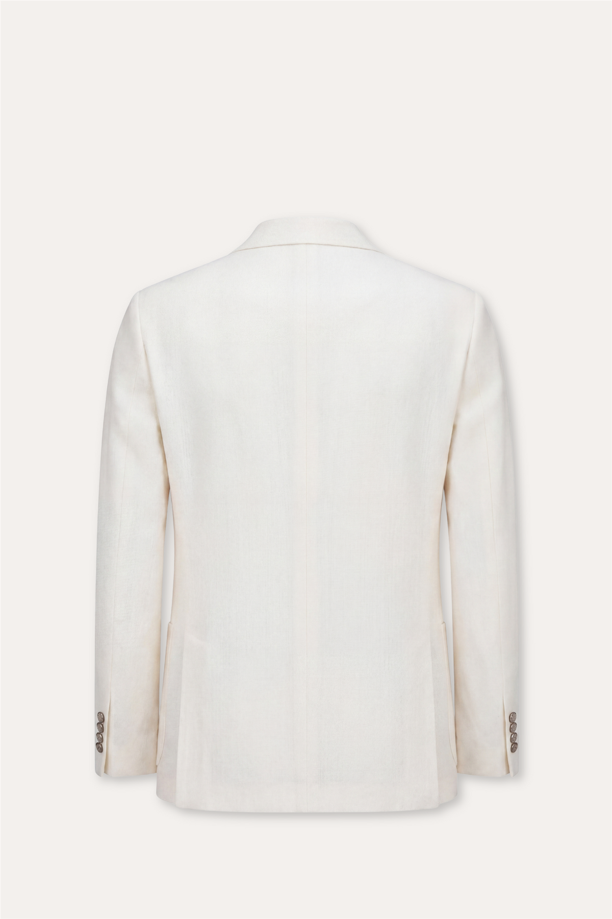 Cotton Slim Fit Blazer White
