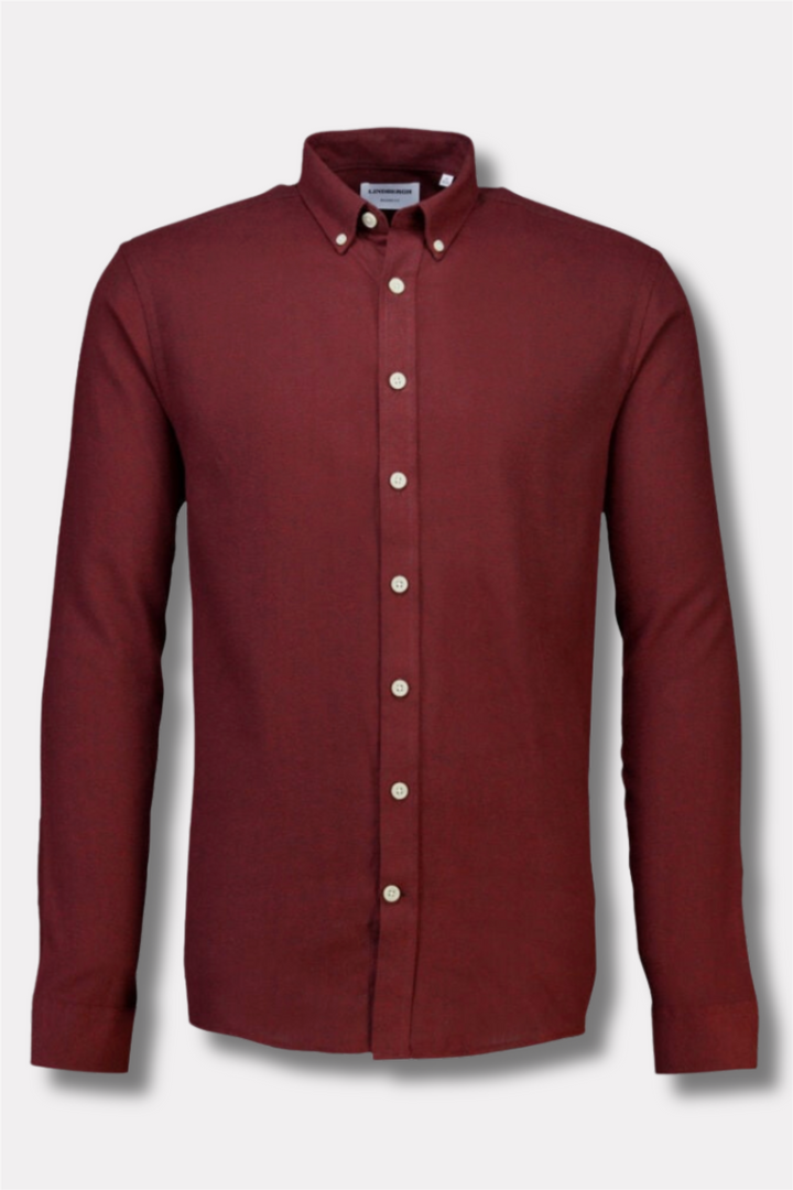 Flannel Shirt Burgundy