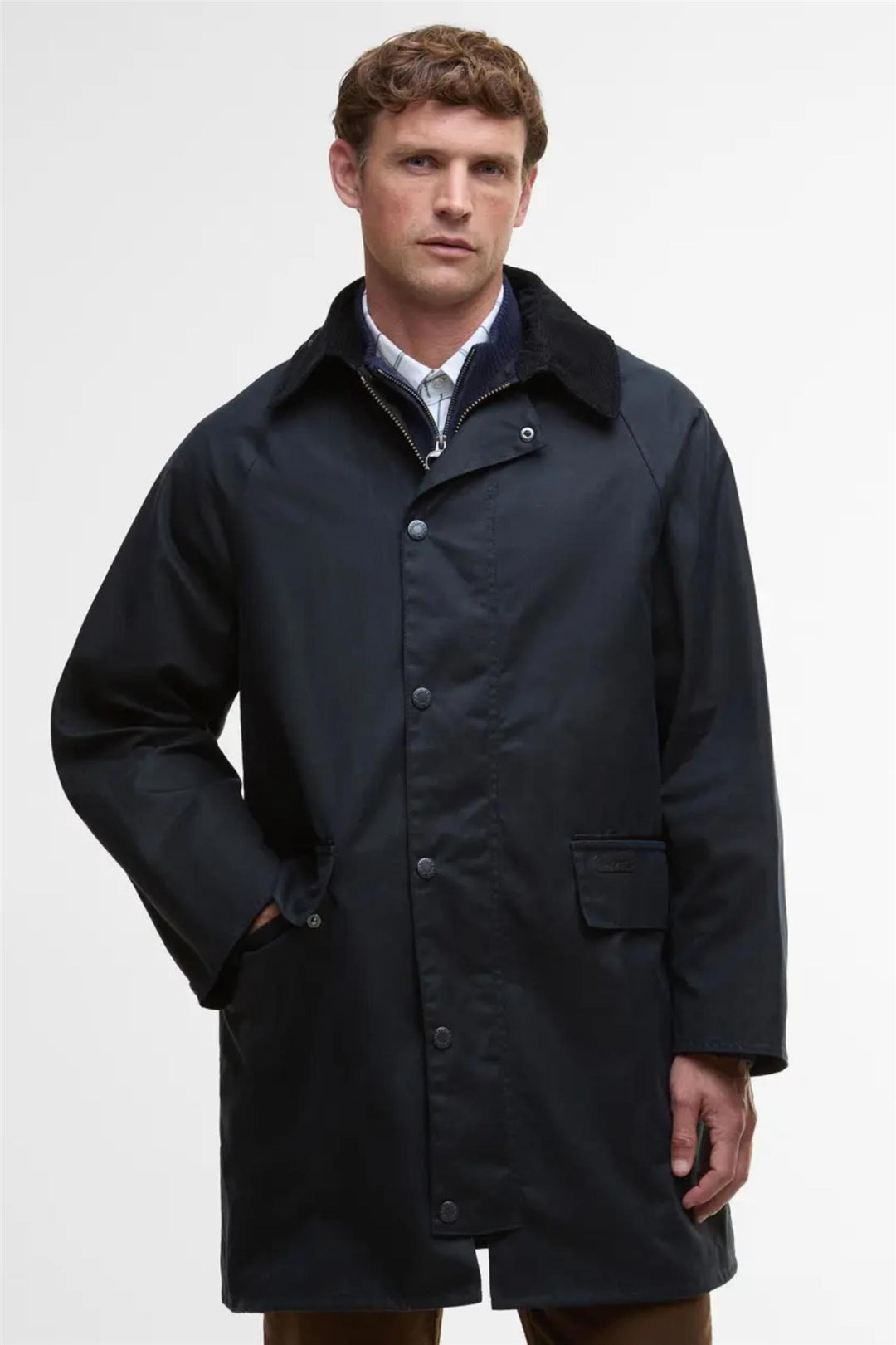 Country Wax Mac Jacket Navy