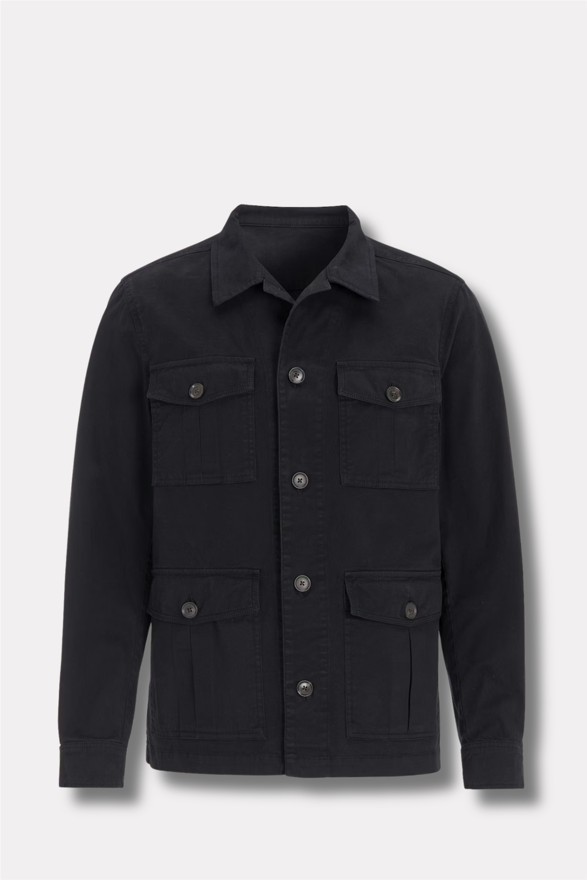 Safari Shirt Jacket Navy